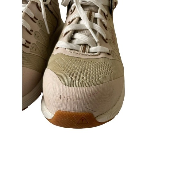 KEEN Vista Energy Safety Toe Sneakers Women’s 9.5 High Top Hiking Utility Beige - Picture 6 of 11